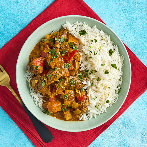 Slimming World Kitchen - week 49 - steak and squash curry