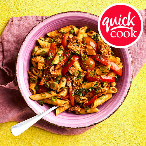 Slimming World Kitchen - Smoky barbecue jackfruit pasta