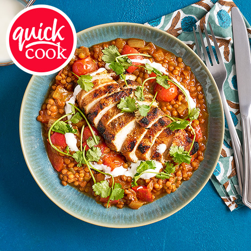 Slimming World Kitchen - Week 53 - speedy masala chicken with spiced lentils