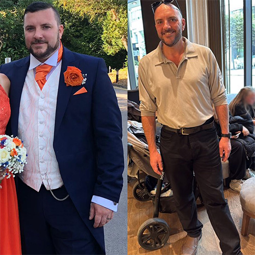 Success - Nick Furlong before and after