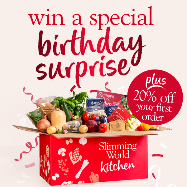 Slimming World Kitchen birthday surprise - plus 20% off your first order.