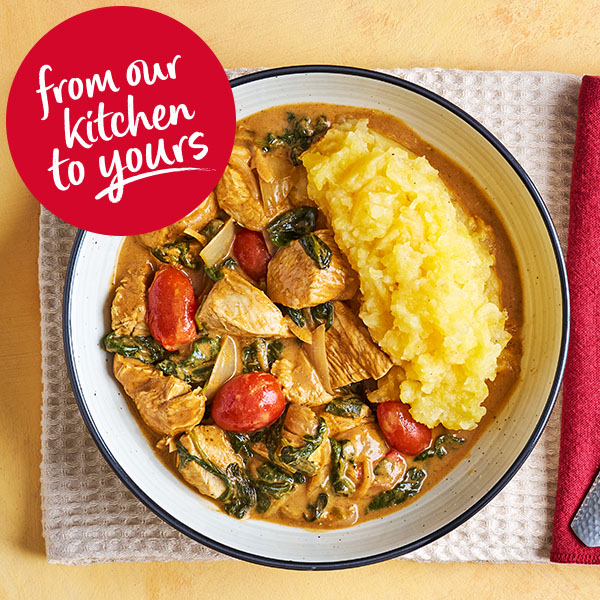 Slimming World Kitchen - week 67 - header - braised chicken with spiced swede mash
