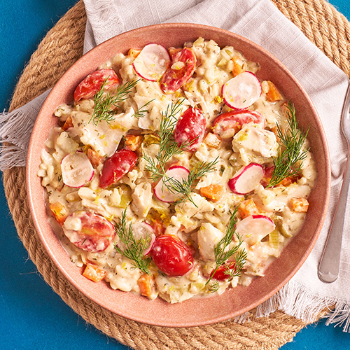 Slimming World Kitchen - week 67 - sun-kissed haddock risotto