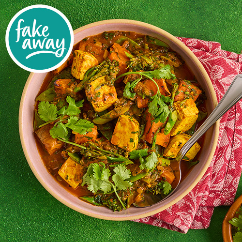 Slimming World Kitchen - week 71 - saag tofu with sweet potatoes