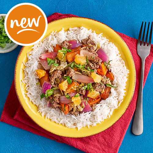 Slimming World Kitchen - week 73 - Asian-style beef with five spiced roasted carrots