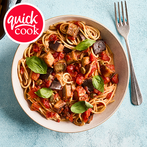 Slimming World Kitchen - week 73 - spaghetti alla norma