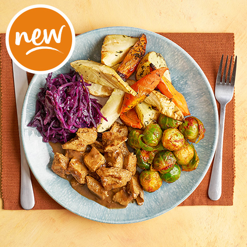 Slimming World Kitchen week 80 winner winner veggie christmas dinner