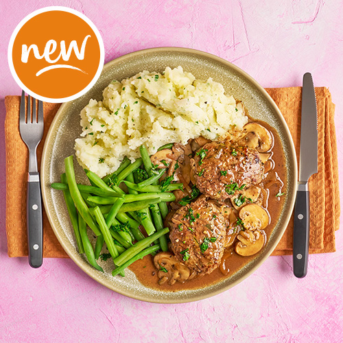 Slimming World Kitchen - week 3: US diner-style Salisbury steaks with mash