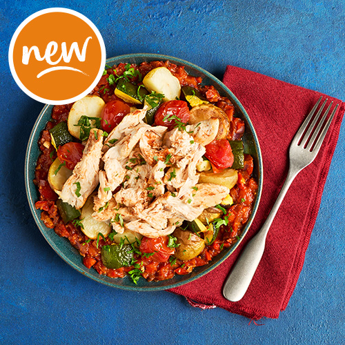 Slimming World Kitchen - week 5: feeling saucy romesco chicken and baby potatoes