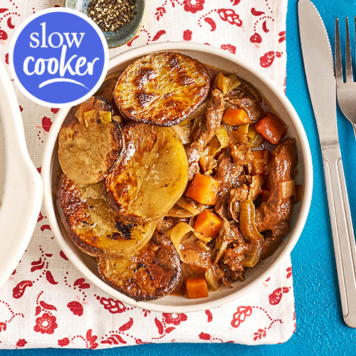 Slimming World Kitchen - week 6: hearty slow cooker steak hotpot