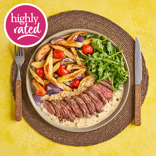 Slimming World Kitchen - week 5: love me tender steak, chips and peppercorn sauce