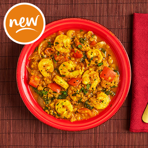 Slimming World Kitchen - week 7: super fast fragrant prawn dhal