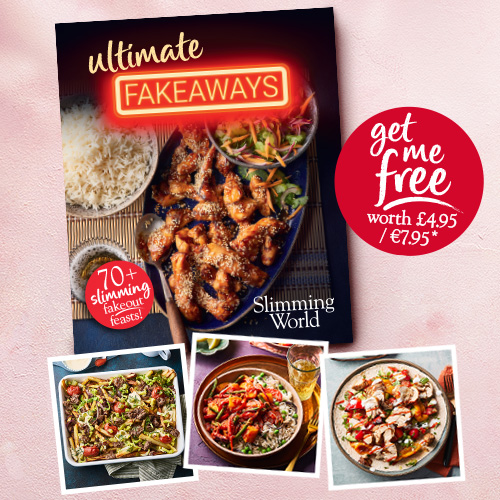 Slimming World's Ultimate Fakeaways cookbook - free recipe book worth £4.95/€7.95 - terms and conditions apply - click here to find out more.