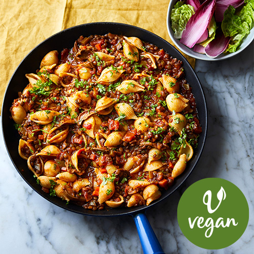 lentil bolognese vegan