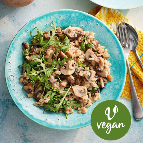 mushroom risotto vegan