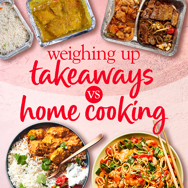 weighing up takeaways vs home cooking