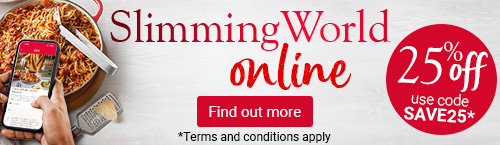 Slimming World Online - 25% off use code SAVE25 - Terms and conditions apply