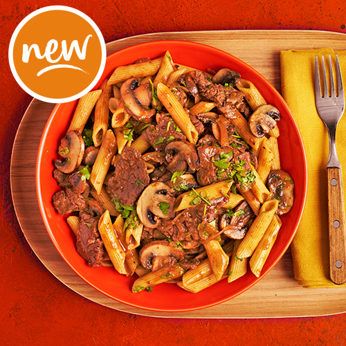 Slimming World Kitchen week 20: steak, onion and mushroom pasta