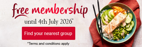 Free membership until 4th July 2026* Find your nearest group *Terms and conditions apply