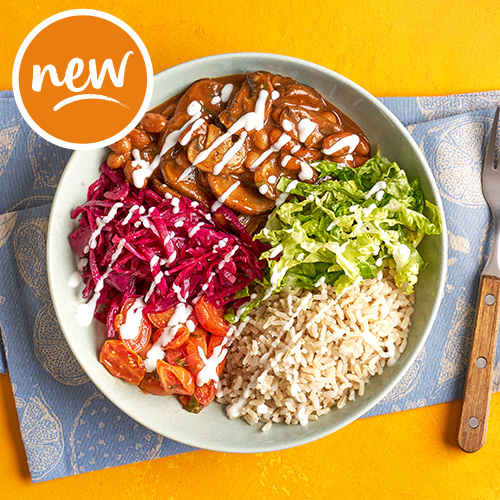 Slimming World Kitchen bangin' bean and mushroom taco bowl