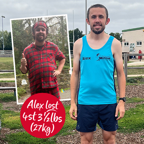 Member Alex Lambert-Lea lost 4st 3½lbs (27kg)