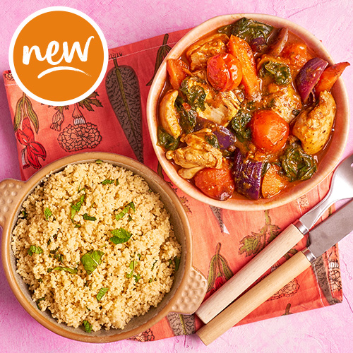 Slimming World Kitchen Moroccan-style chicken with herby couscous