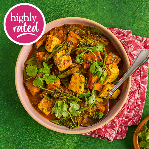 Slimming World Kitchen, week 26: saag tofu with sweet potatoes