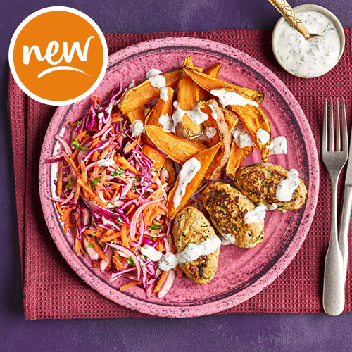 Slimming World Kitchen sweet n spicy pork koftas and wedges