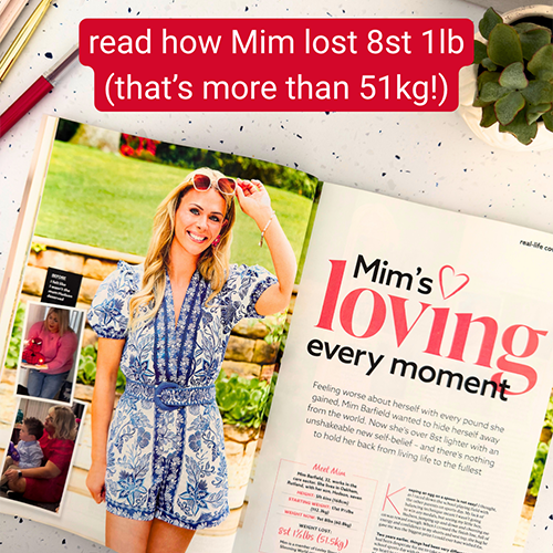 read how Mim lost 8st 1lb (that's more than 51kg!)