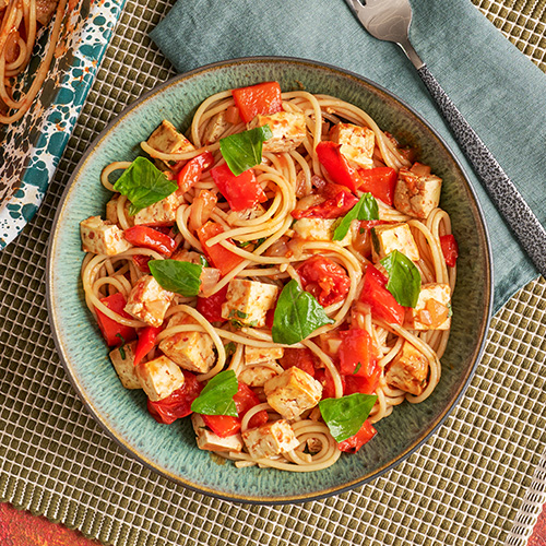 Slimming World Kitchen, week 32: tofu and sun dried tomato pasta bake