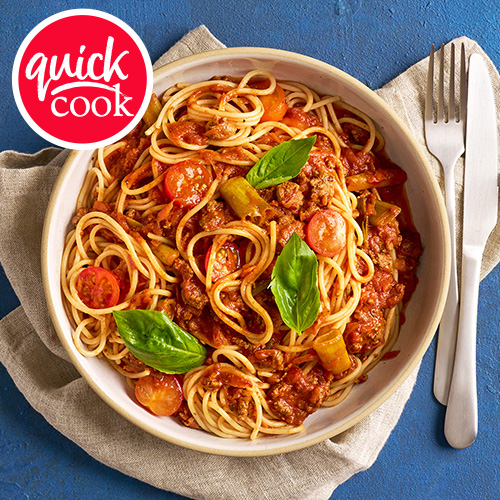 smokin speedy barbecue beef spag bol