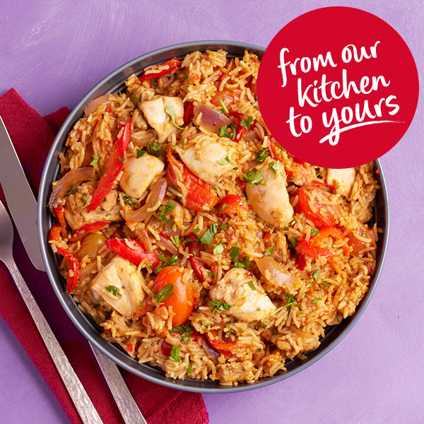 Slimming World Kitchen, week 38: one-pot peri peri chicken pilaf - header
