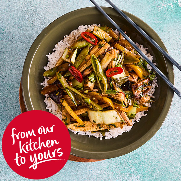 Slimming World Kitchen, week 39: gourmet mushroom stir fry - header