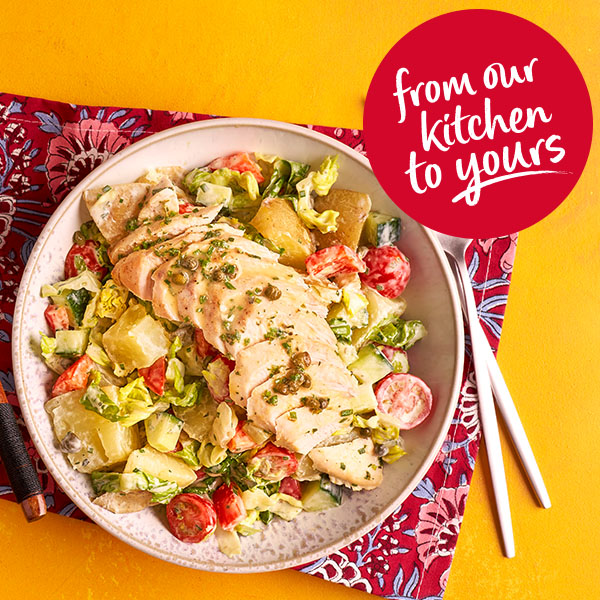 Slimming World Kitchen, week 41: garlic and thyme chicken with warm potato salad - header