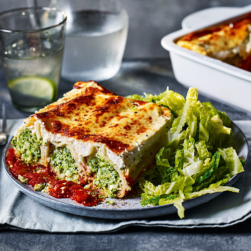 Broccoli and ricotta cannelloni