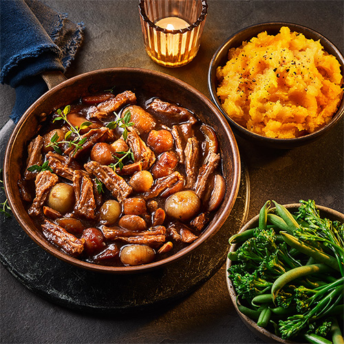 beef bourguignon - food range