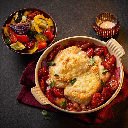 chicken parmigiana - food range