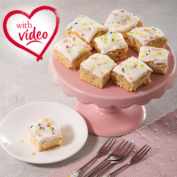 school cake with video